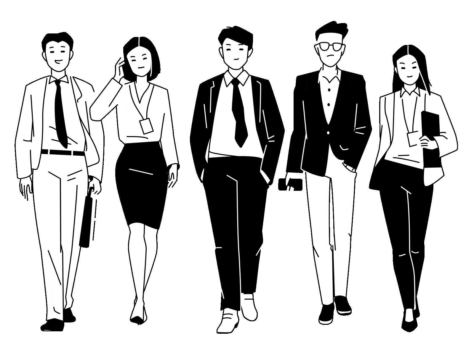 Illustration inviting you to get in touch